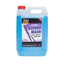 5L Screen Wash 5 Litre Concentrate Winter -15C Windscreen - Triple QX SW5L15 3.15 per litre