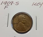 1909-S F Lincoln Wheat Cent Key Date