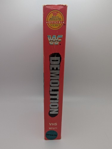 WWF Demolition Witness The Power 1989 VHS Rare Coliseum Video Original Box WF071 - Picture 2 of 7