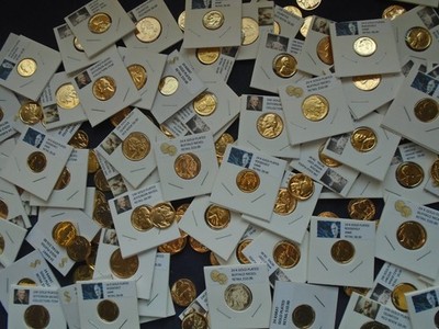 Estate lot Sale US Coins ~ SILVER~GOLD, COINS,RUBIES- 10 PC