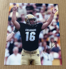 MASON CROSBY SIGNED COLORADO BUFFALOS 8X10 PHOTO W/COA