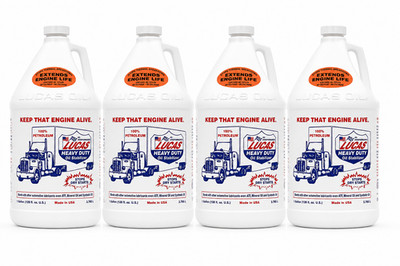 4 PACK - LUCAS OIL 10002 Heavy Duty Oil Stabilizer; Gallon