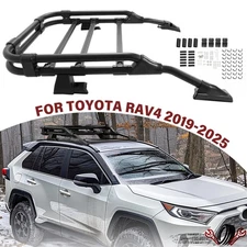 300lbs Roof Rack Basket Extra Bar Rooftop Cargo Luggage For Toyota RAV4 2019-25