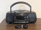 Vintage Sharp Boombox 3 Disc CD Changer QT-CH300 Works Great FREE SHIPPING