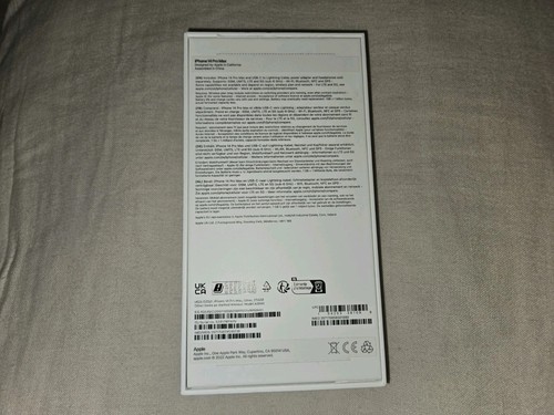 ORYGINALNY APPLE IPHONE 14 PRO MAX BOX TYLKO SREBRNY UK A2894 - Zdjęcie 3 z 5