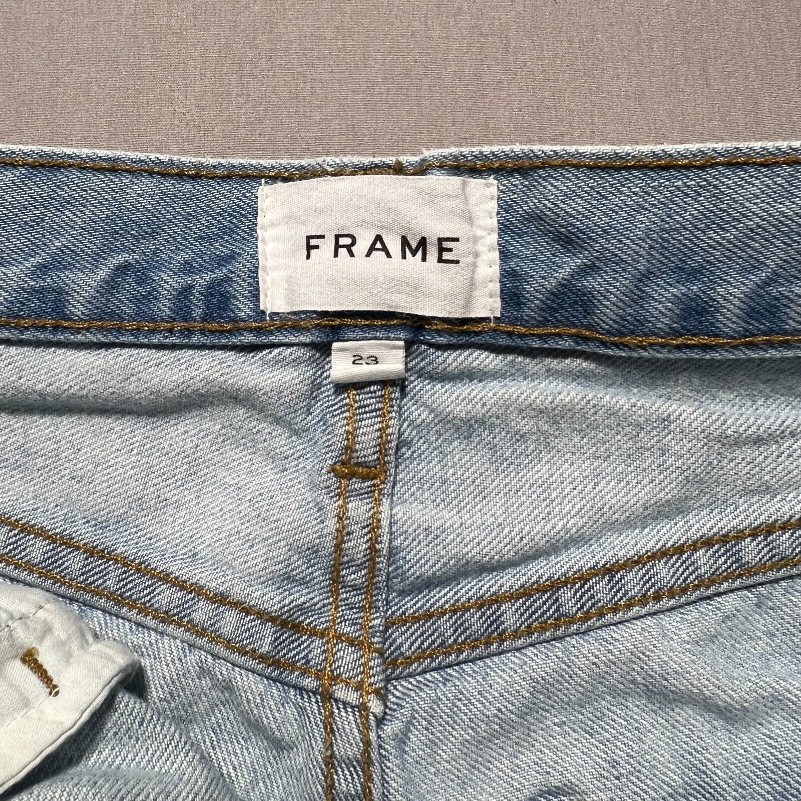 Frame Le Original Patch Work Distressed High Rise… - image 8