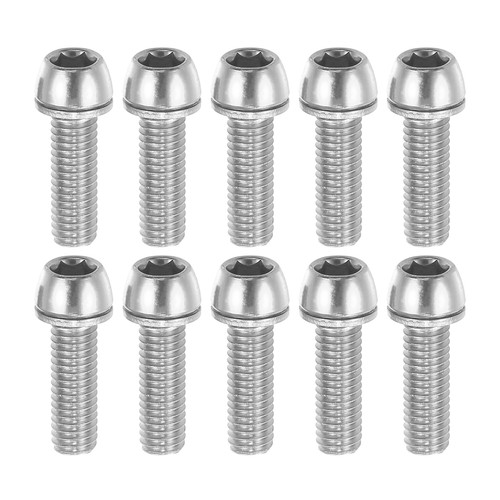 Vis de potence vélo M5 acier allié 10b21 noir lot de 6 VELKYNE