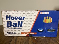 3-in-1 Hover Hockey Soccer Ball Set for Kids with LED Lights Indoor/Outdoor Play