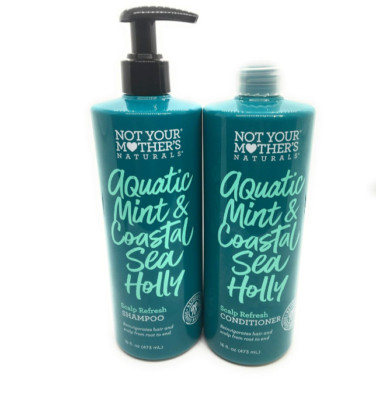 NYM Not Your Mother's Naturals Aquatic Mint and Coastal Sea Holly Shampoo and Co