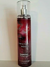 Bath & Body Works TWILIGHT WOODS Diamond Shimmer Mist Fragrance New 8oz RARE