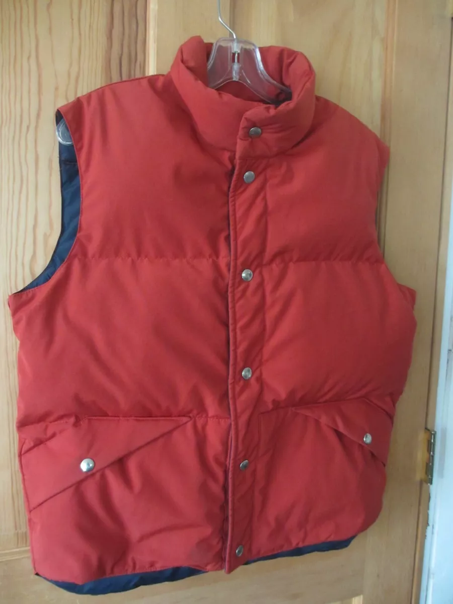 VINTAGE PENFIELD DOWN PUFFER VEST M SNAP FRONT CLASSIC COLOR 70s 80s BIG