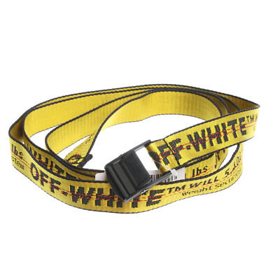 Gürtel Off-White Gelb Schwarz One Size