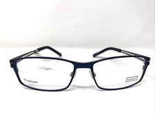 INFACE Eyeglasses Frames if1126-096 54-16-140 Matte Blue/Navy Full Rim SI06