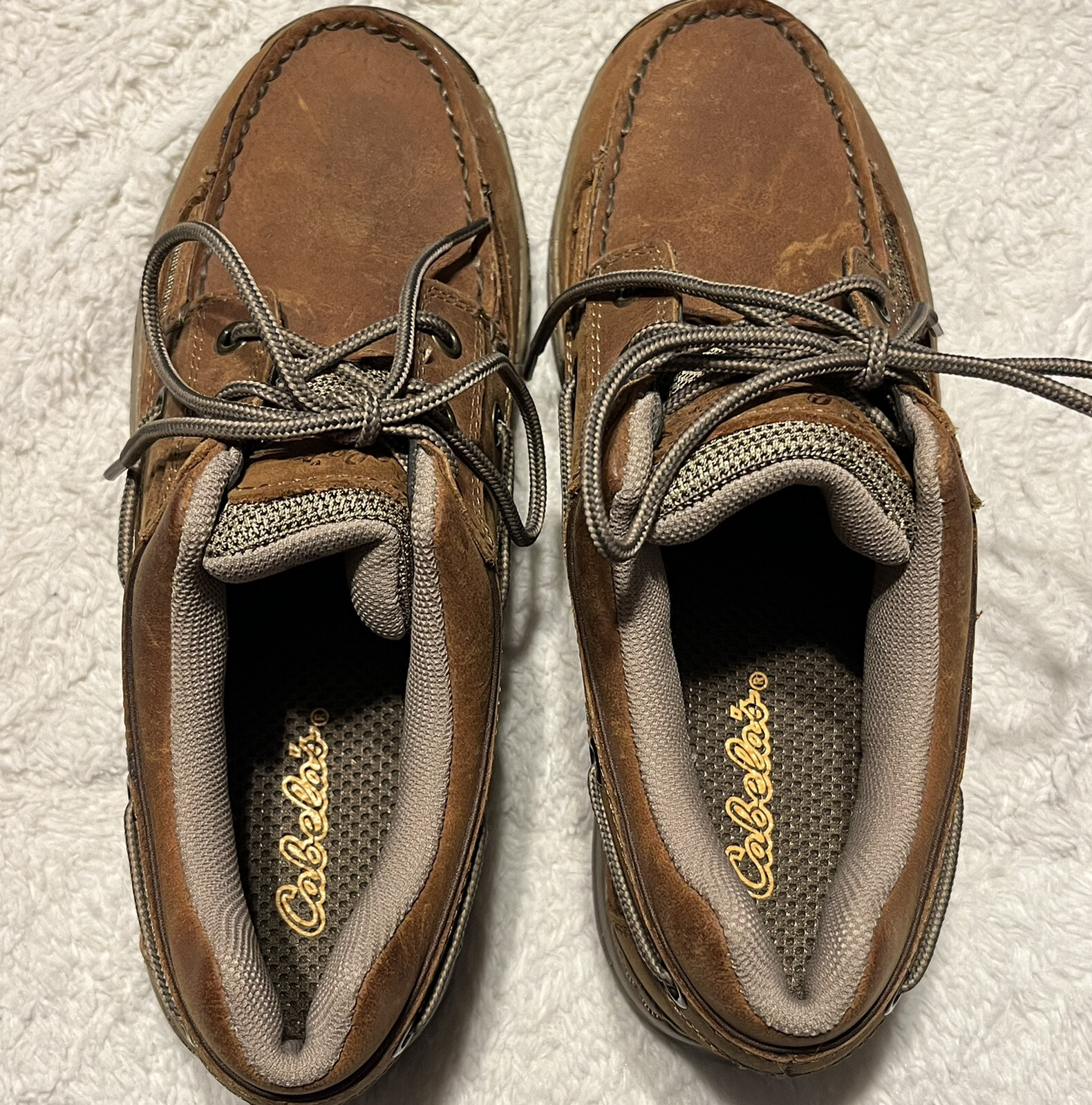 Cabelas 823345 Brown Suede Leather Walking shoe, Lo… Gem