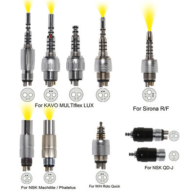 Dental (LED Fiber Optic) Quick Coupler Coupling Fit KaV Sirona NSK Handpiece EK