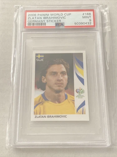 2006 Zlatan Ibrahimovic Panini World Cup Germany PSA 9 #166 Pop 6, none higher