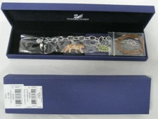 SWAROVSKI CRYSTAL | SCS TIGER CHARM BRACELET 1029734 $180 Retail (New In Box)