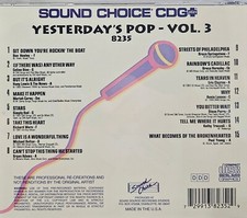 SC8235    POP HITS    SOUND CHOICE KARAOKE CDG LOT WA