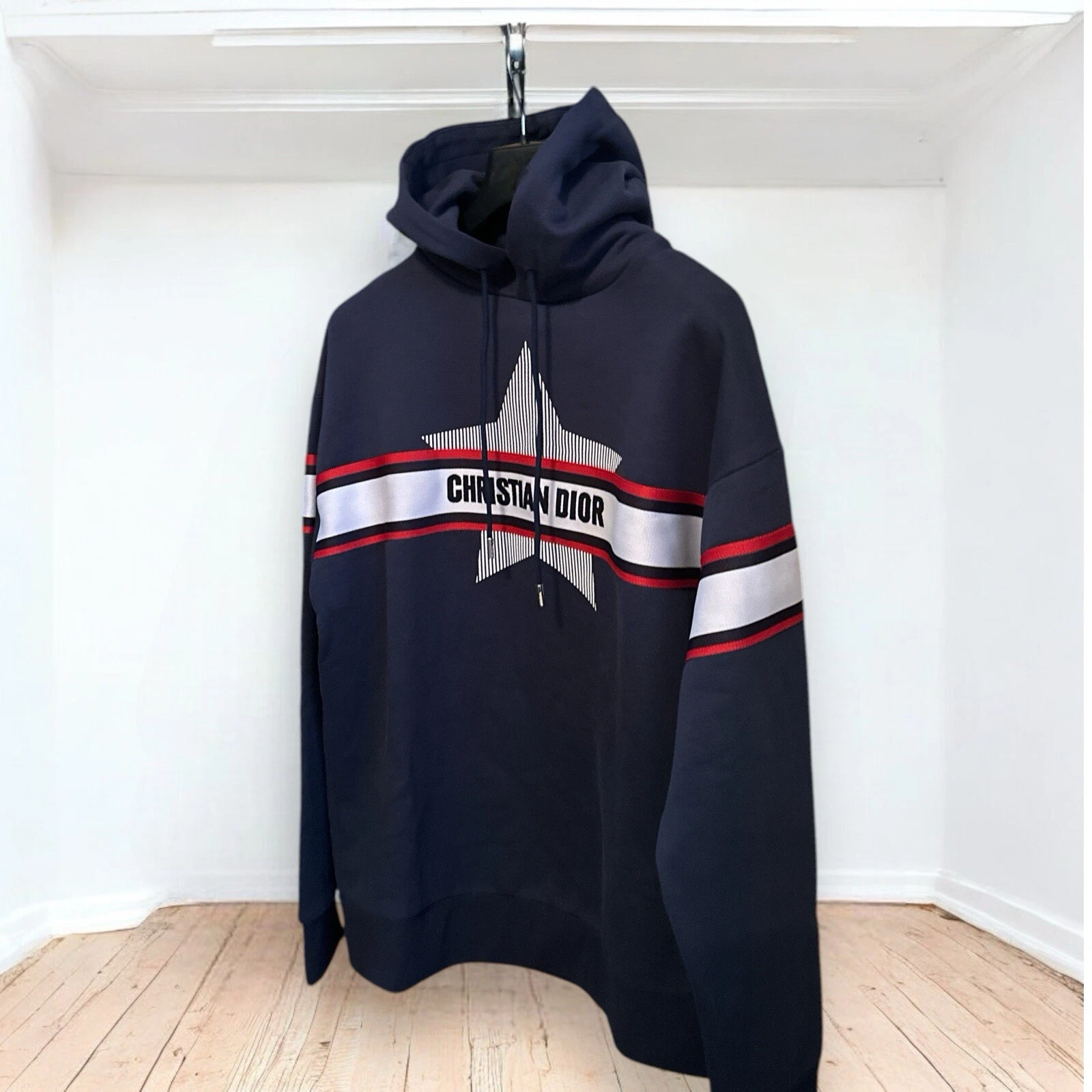 DIOR FELPA CAPPUCCIO UNISEX CLASSICA TAGLIA XL 2XL COME NUOVA