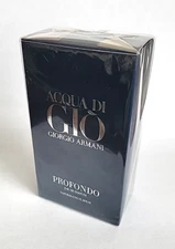 Giorgio Armani Acqua Di Gio Profondo Eau De Parfum 2.5 Fl Oz *New Sealed*