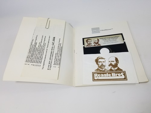 Beagle Brothers Bros Timeout UltraMacros Apple IIe,IIc, IIgs 1987, Good, Rare - Picture 3 of 3