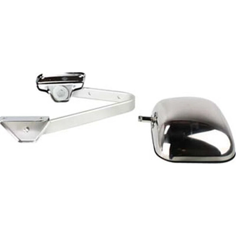 Espelho cromado driver lateral compatível com 1987-1991 Ford Bronco F-150 F-250 F-350 - Imagem 3 de 4