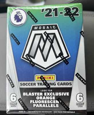 New & Sealed 2021-22 PANINI MOSAIC PREMIER LEAGUE EPL SOCCER BLASTER BOX FACTORY