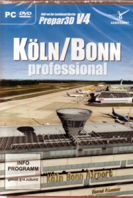 Köln/Bonn professional - AddOn - Prepar3D V4 - PC - Neu / OVP