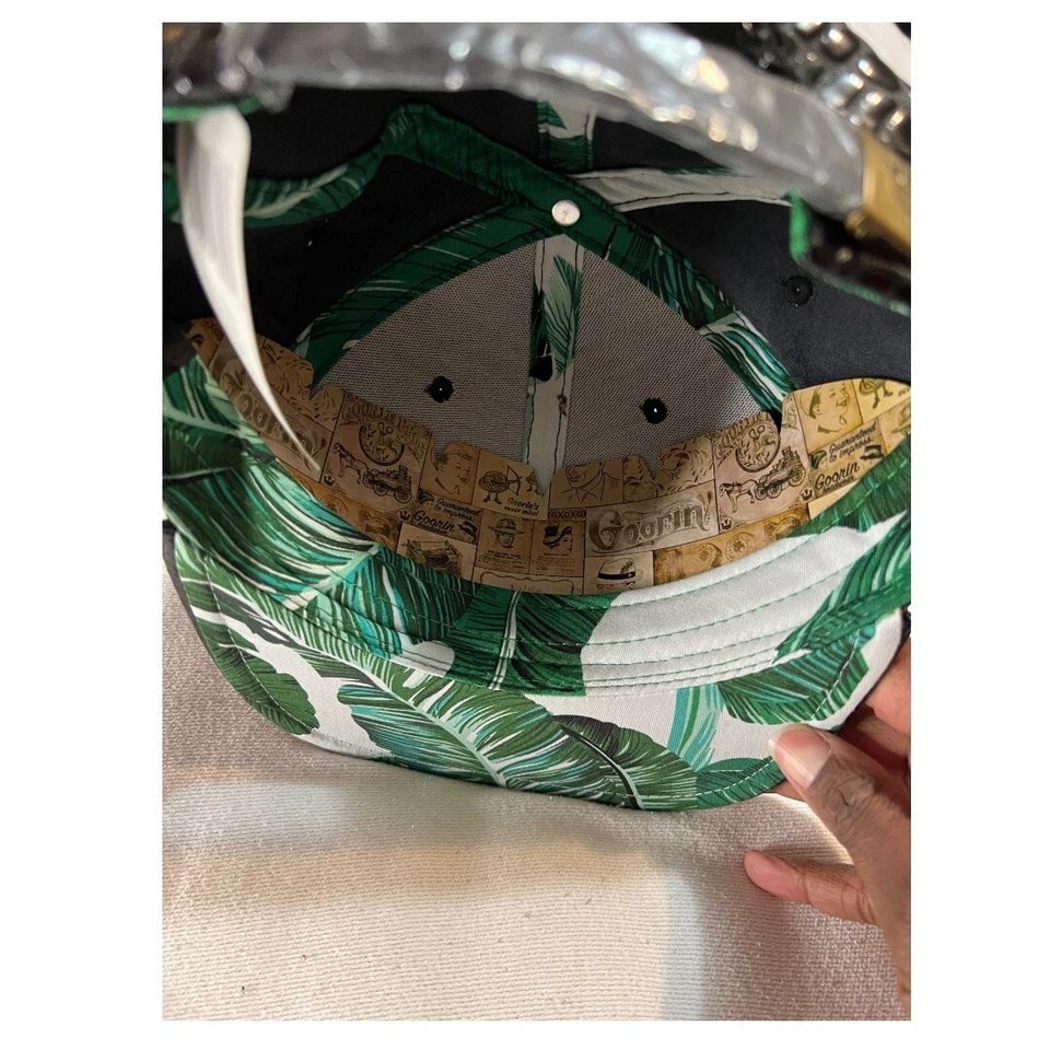 Goorin Bros Unisex Adult Cap Black Faux Croco Leather Life of Leisure Black O/S - Image 3 of 4