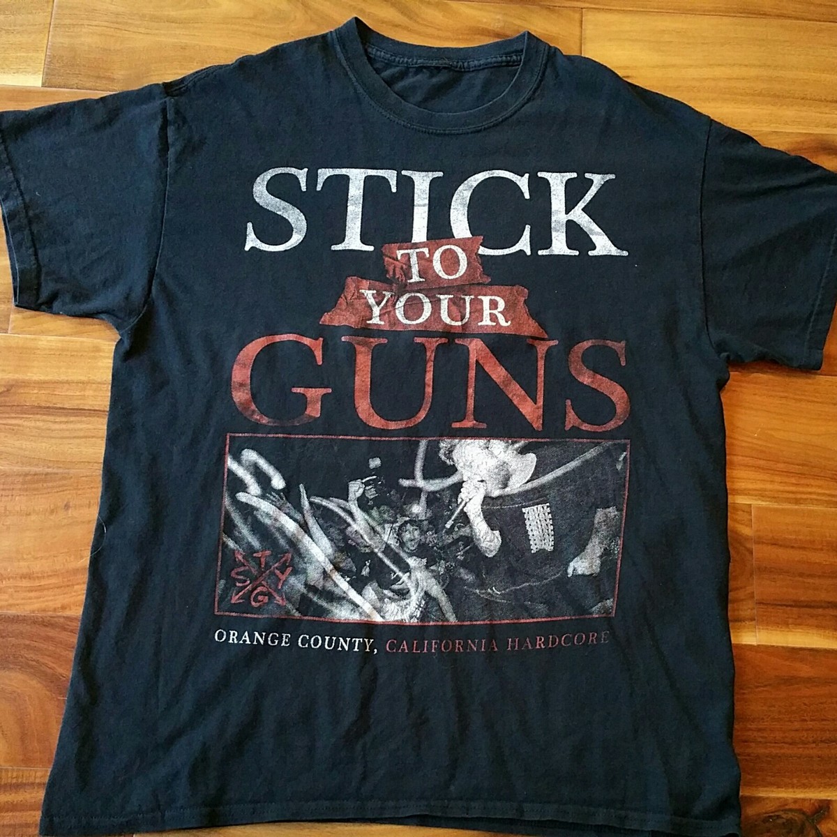 Stick to your Guns バンドTシャツ L ハードコア 古着 Stick To Your Guns Orange County California Hardcore Punk