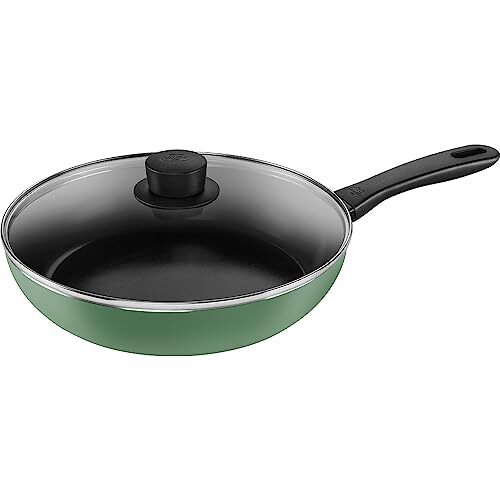 New Ballarini Caprera Z1026-058 Deep Frying Pan with Glass Lid  11.0 inches (28