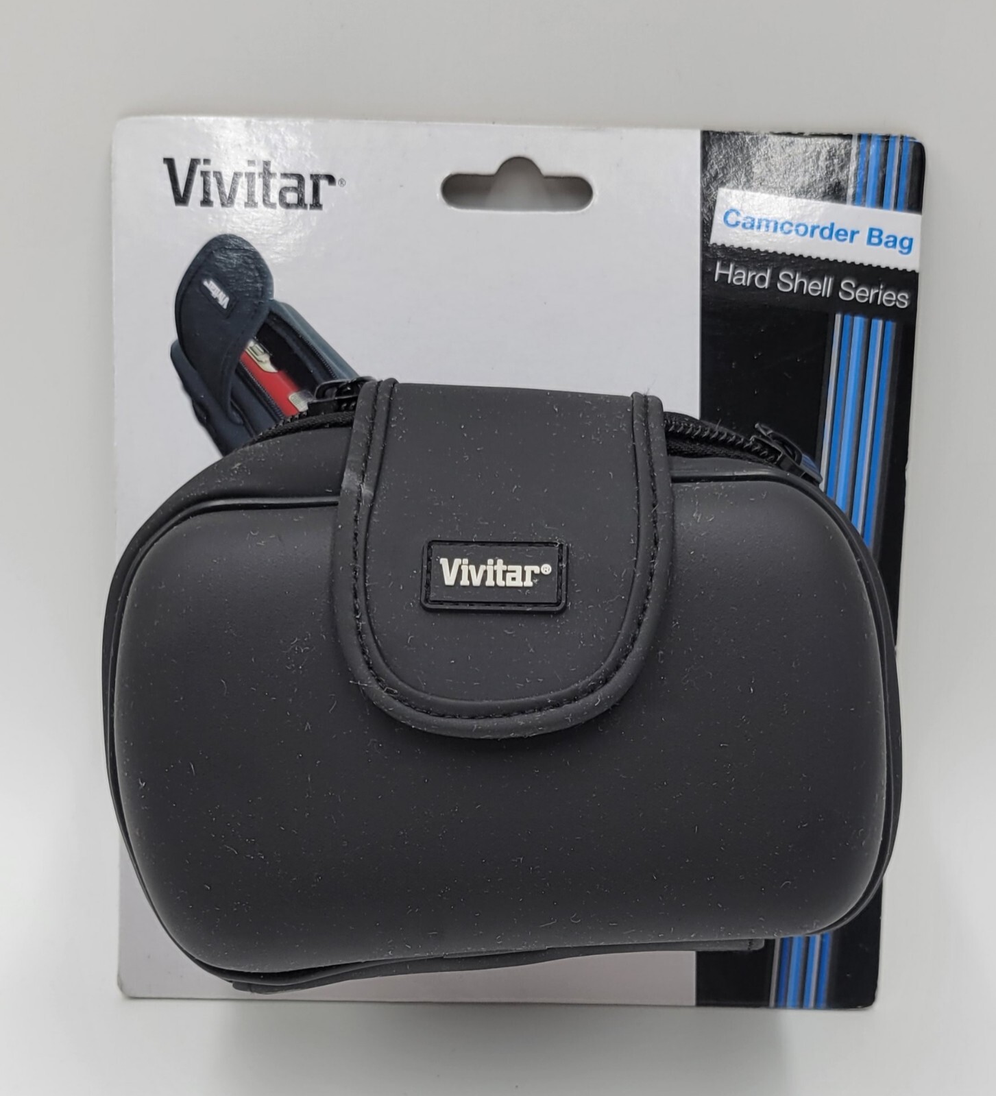 Vivitar Camcorder Bag Hard Shell Series Black/Zipper. New-image