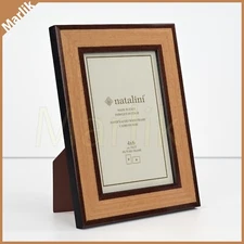 NATALINI Handmade ITALIAN Frame 4X6" (10x15 cm) Brown Light Brown, NEW
