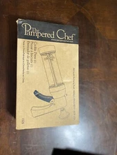 Pampered Chef Cookie Press #1525 Pastry Cheese Straws 16 Molds Retired