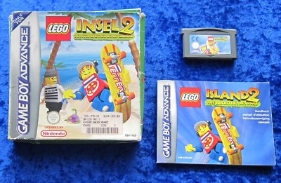 LEGO Insel 2, Nintendo GameBoy Advance Spiel, OVP Anleitung