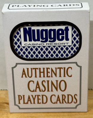 Nugget Casino Resort Authentic Casino Las Vegas Deck of Playing Cards NEW
