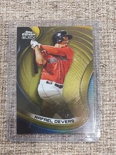 2022 Topps Chrome Black RAFAEL DEVERS #15 Red Sox TRUE GOLD Refractor /50