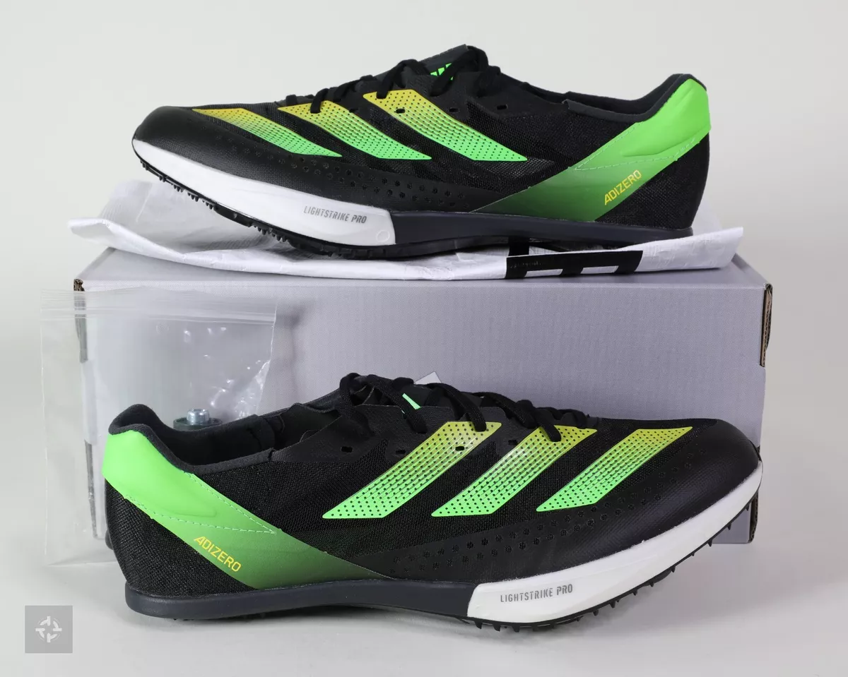 geef de bloem water Kelder Achtervoegsel NEW Adidas Adizero Prime SP2 Black Green Track Spikes (HR0225) Men&#039;s  Size 8.5-9 | eBay