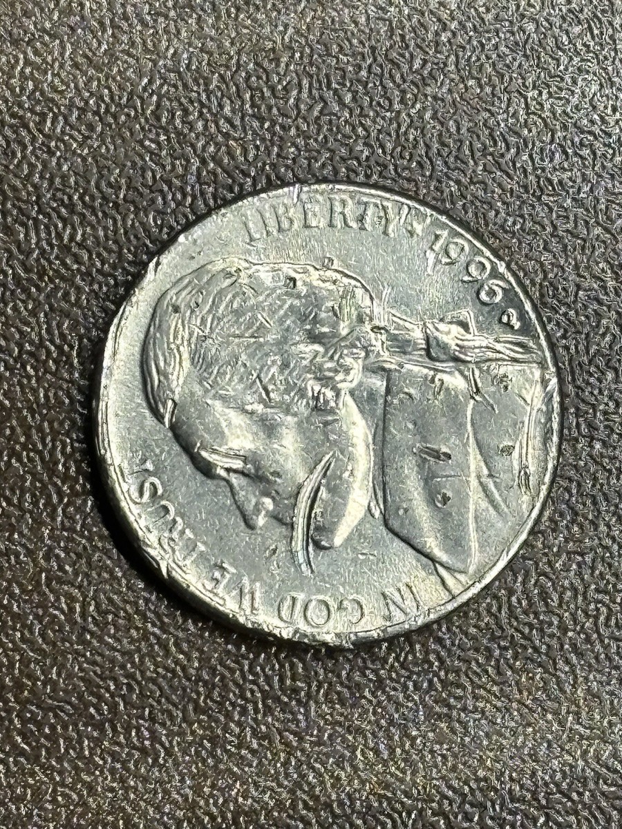 1996 P Jefferson nickel Obverse mint errors cigar nickel | eBay
