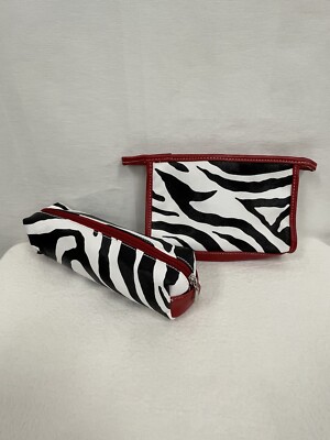 Zebra Print with Red Trim 2 Bag Set by Bueno  