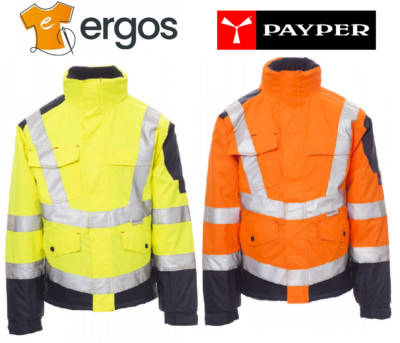 FREEWAY Payper Herren Warnschutz Arbeitsjacke Jacke 3M Wasserdicht