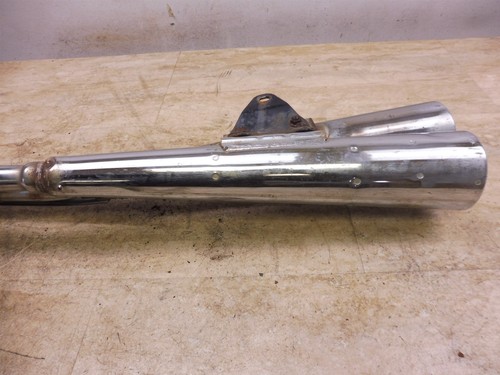 1982 Honda CB650SC CB 650 Nighthawk H1438-1> right side exhaust headers mufflers - Picture 11 of 12