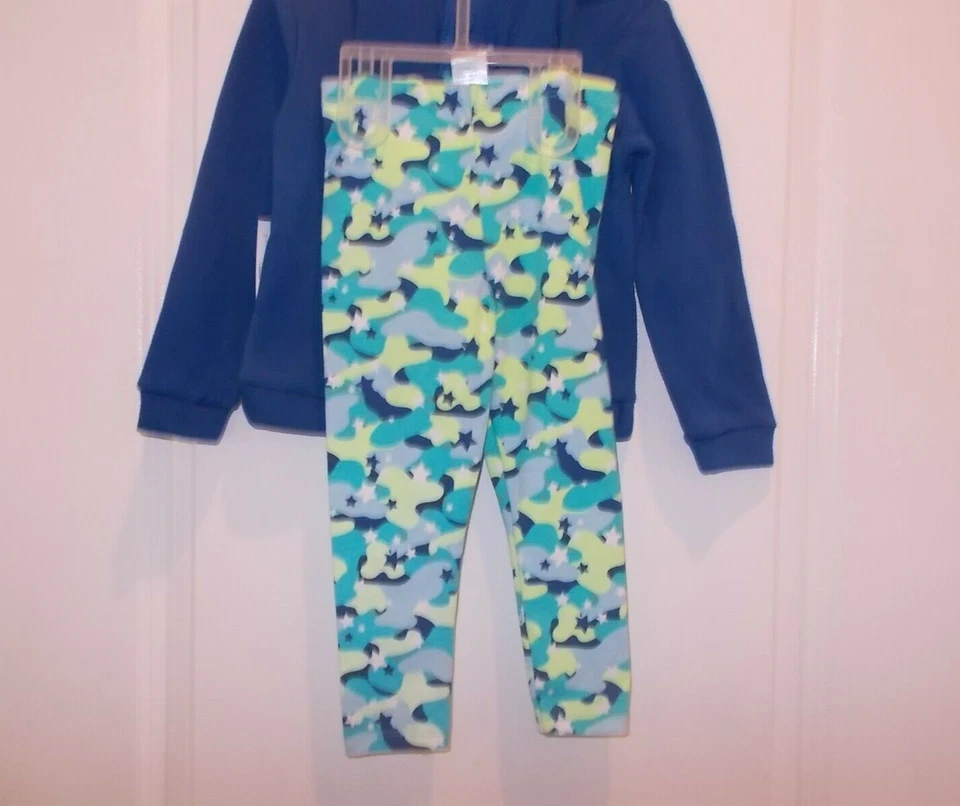 Kidgets Girls Size 12 Months Blue And Green Girls Rule Hooded 2-Piece Outfit - Image 4 of 4