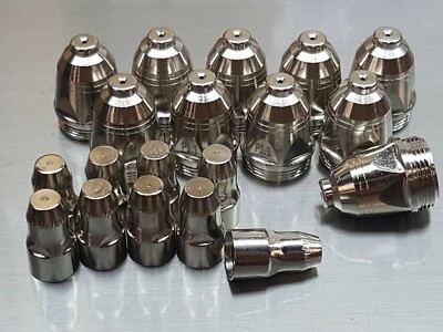 PLASMADYN P80 Plasma Torch 60A Consumables 20 Pc Set - 1.1mm Nozzles P-80 *FAST US SHIP*