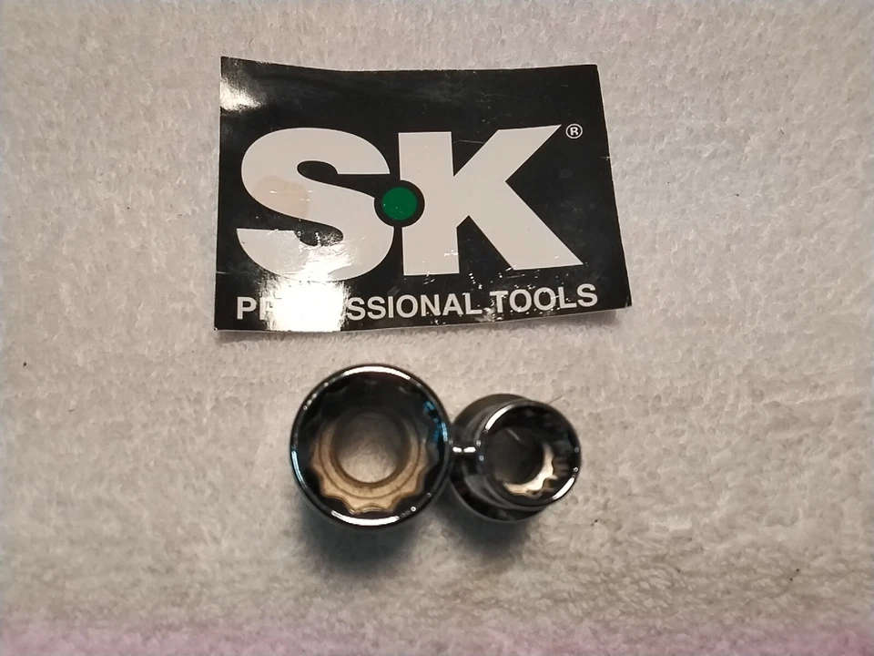 S-K  1/2" DRIVE SOCKET SET SAE  12pt  2PC  - Image 3 of 4