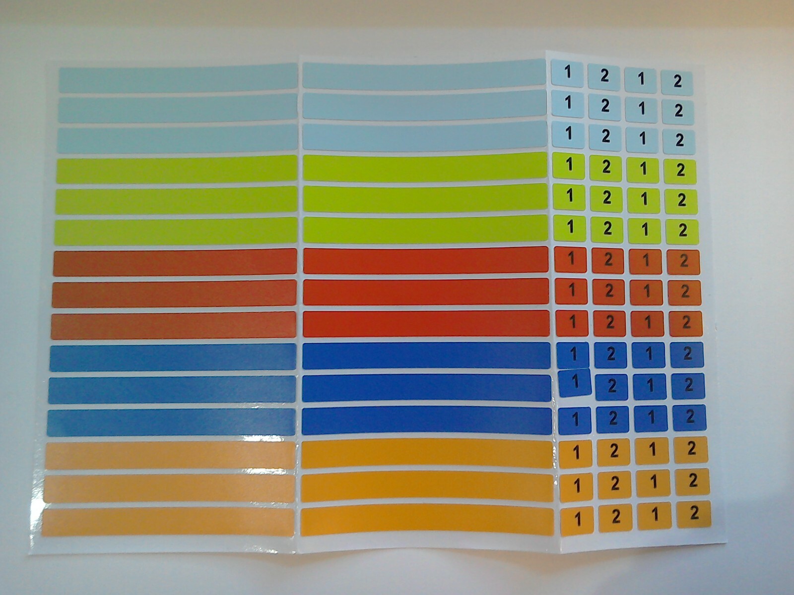 Isabella Awning Colour Coded Awning Pole Marking Kit 60137