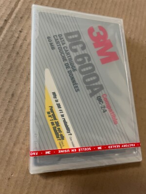 3M, Data Cartridge, DC 600A, 60MB, QIC-24, **Lot of 5