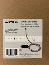 Luxart 72" in. Handheld Flexible Hose Replacement PVD Brushed Nickel LS72MH-BN
