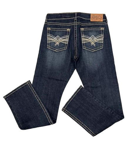 Wrangler Rock 47 Premium Jeans Mens 32x34 Denim Boot Cut Sample Prototype New