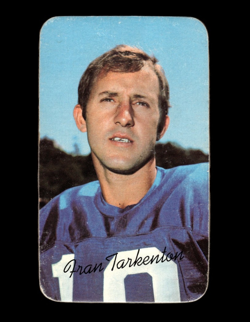 1970 Topps Super Set-Break #  1 Fran Tarkenton VG-VGEX *GMCARDS*